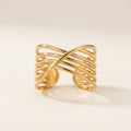 Multi-wire crossover adjustable ring, front view