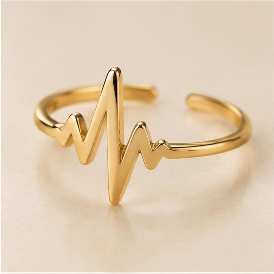 Heartbeat adjustable ring angled view