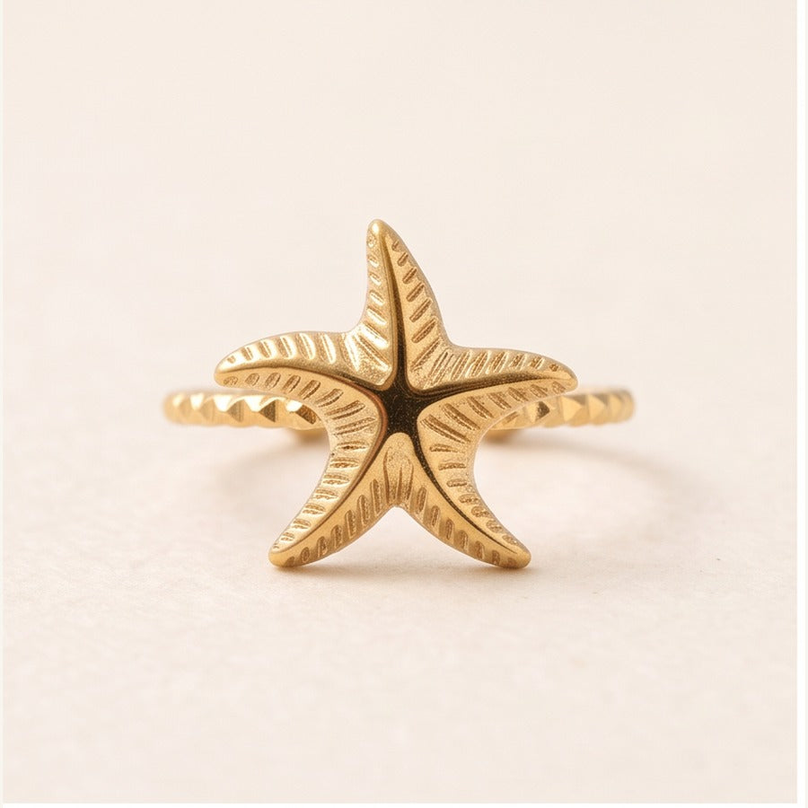 Starfish Adjustable Ring