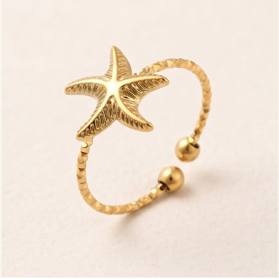 Starfish Adjustable Ring