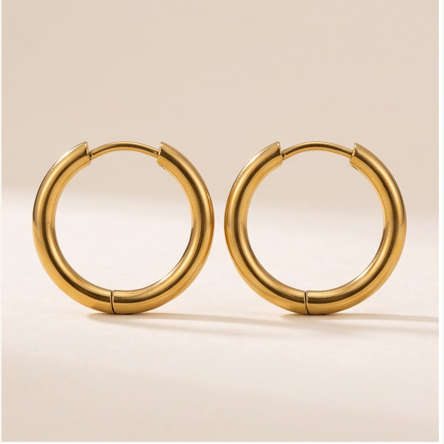 Classic Gold Hoop Earrings