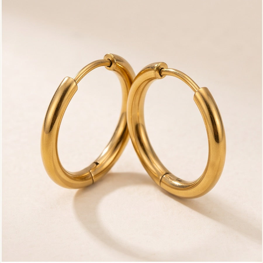 Classic Gold Hoop Earrings