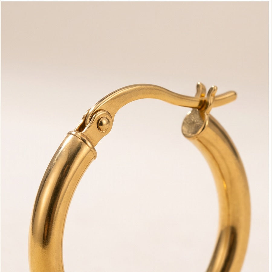Classic Gold Hoop Earrings