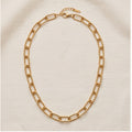Textured Paperclip Chain Necklace