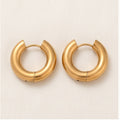 Chunky Gold Hoop Earrings