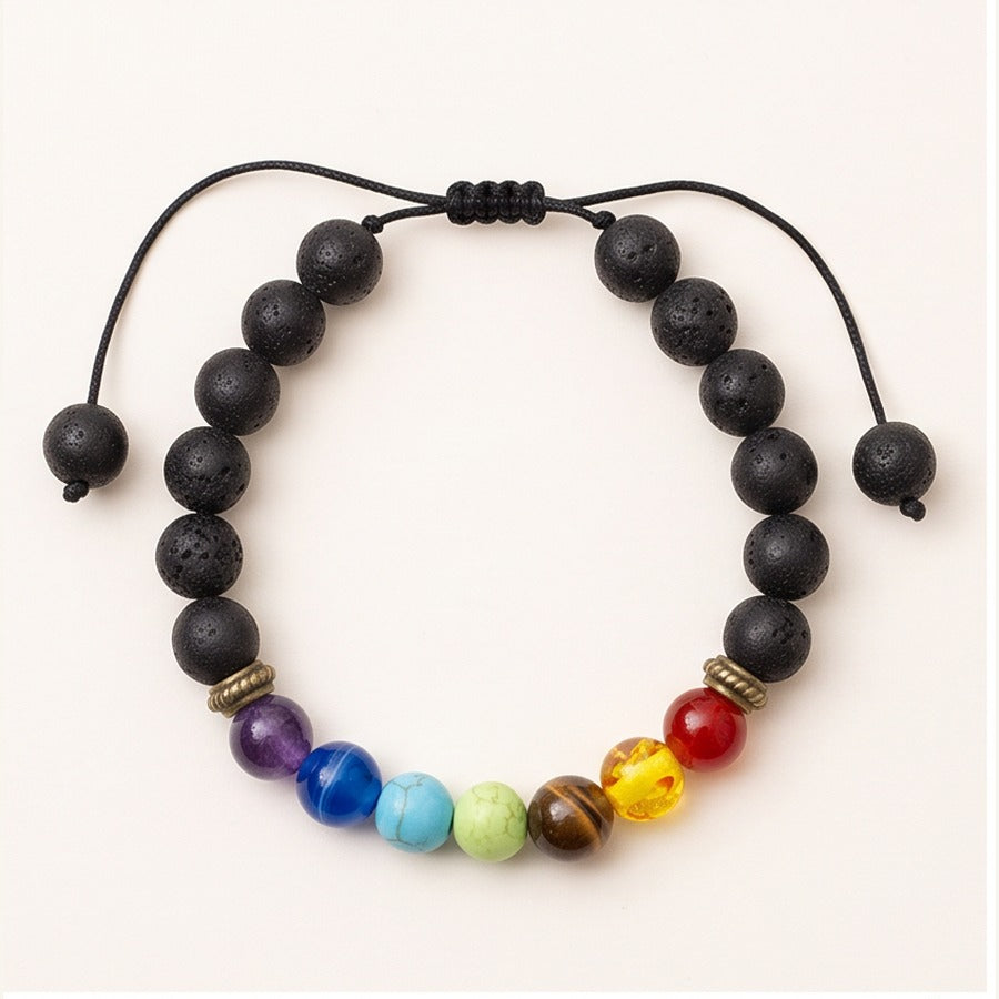 Seven Chakra Adjustable Bracelet