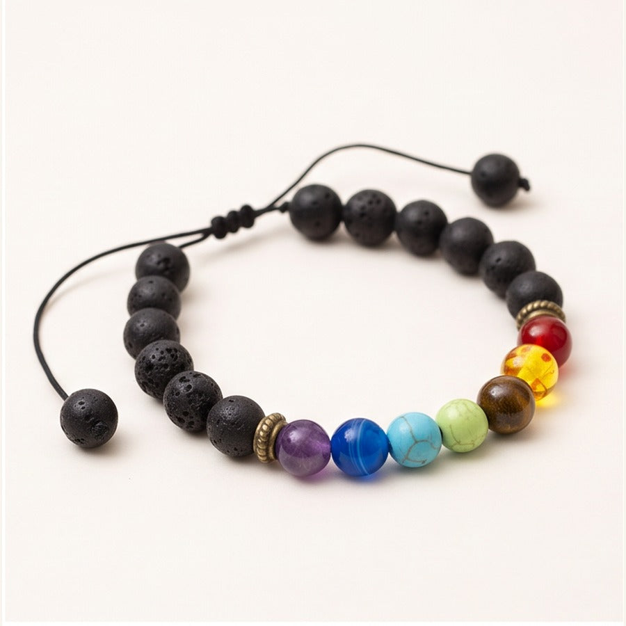 Seven Chakra Adjustable Bracelet