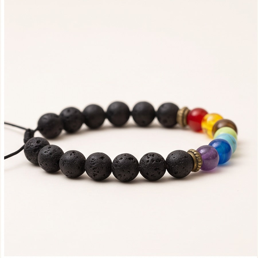 Seven Chakra Adjustable Bracelet